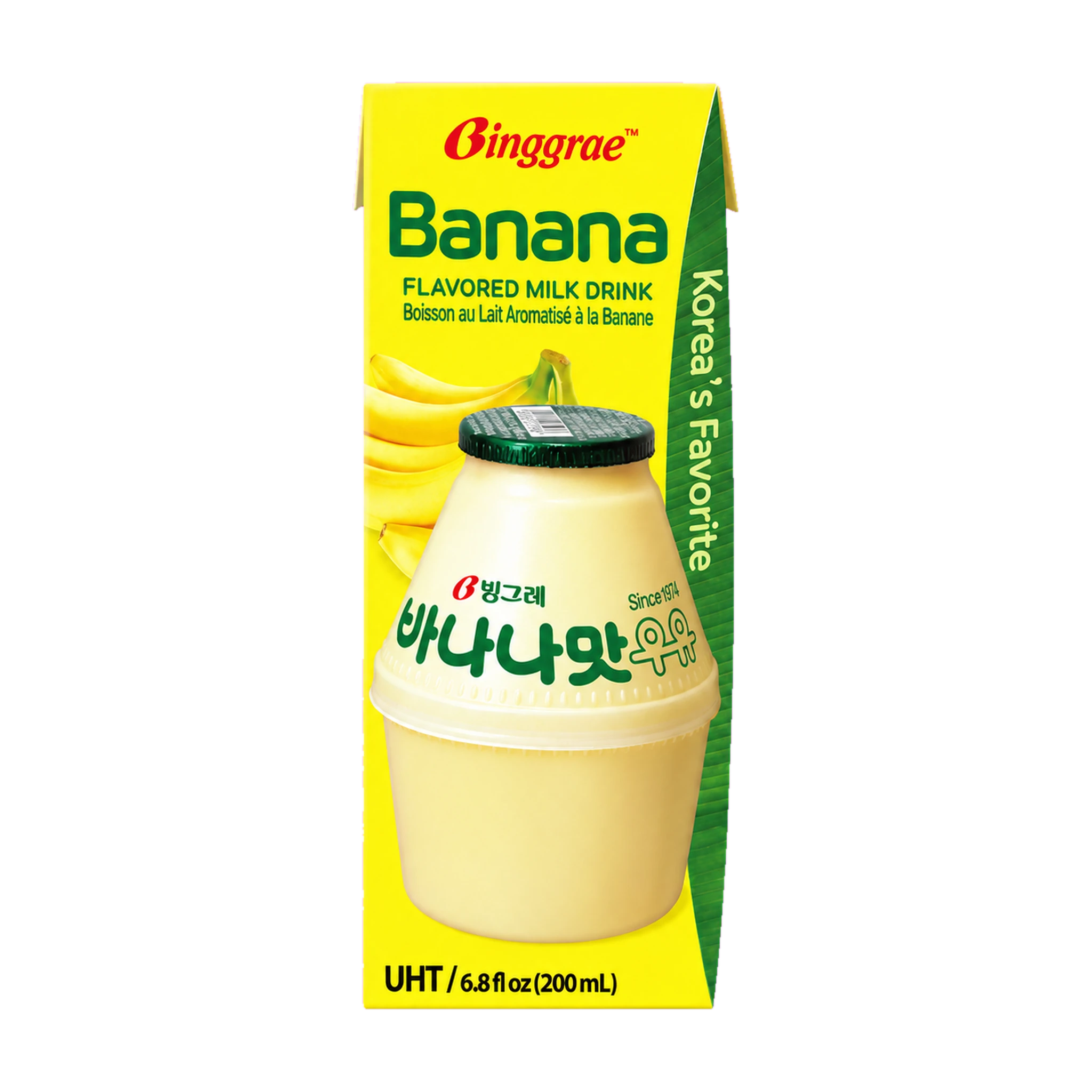Thùng 24 hộp sữa Binggrae vị chuối 200ml