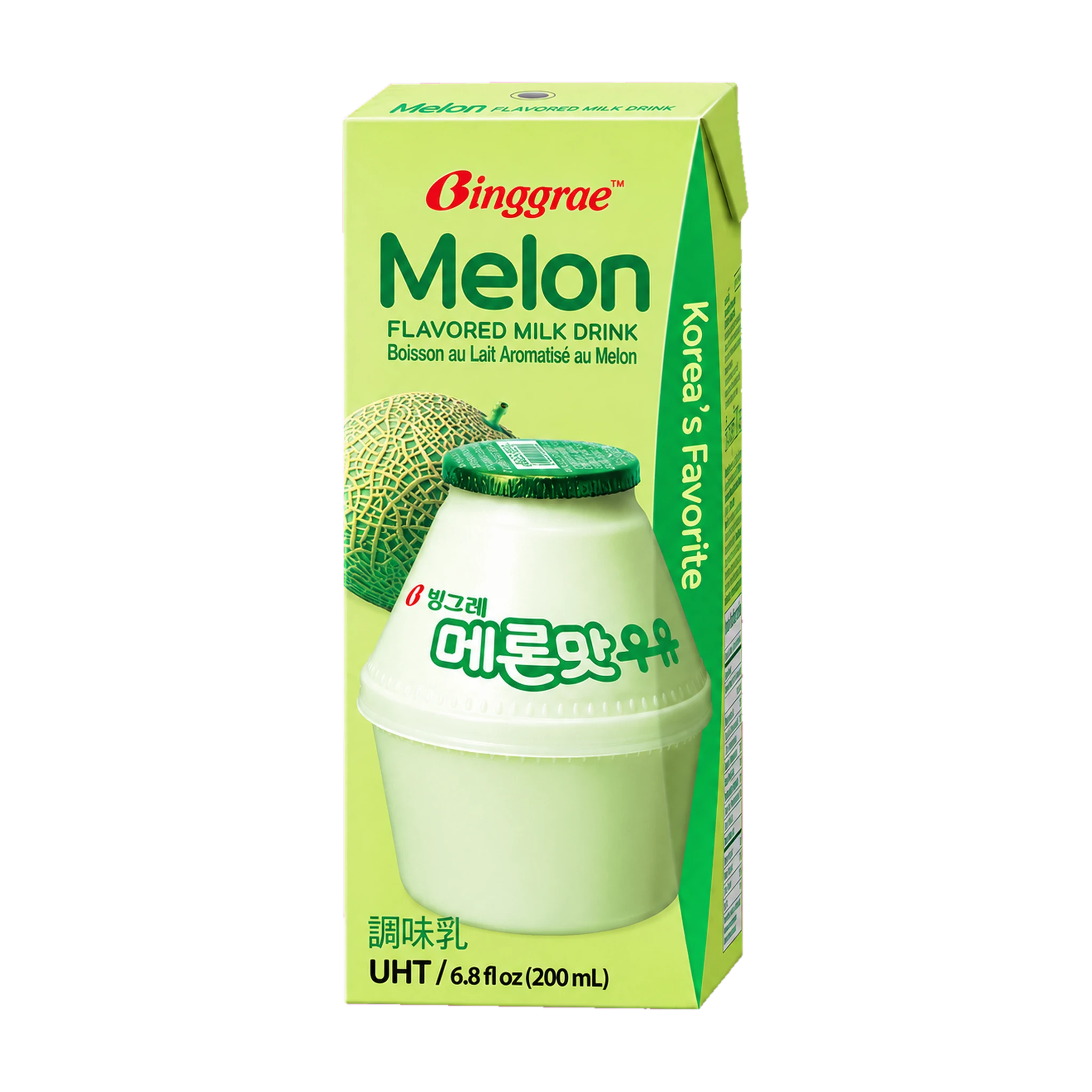 Thùng 24 hộp sữa Binggrae vị dưa lưới 200ml