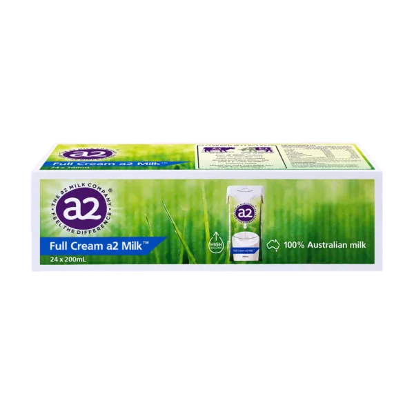 Thùng 24 hộp sữa tươi a2 nguyên kem 200ml
