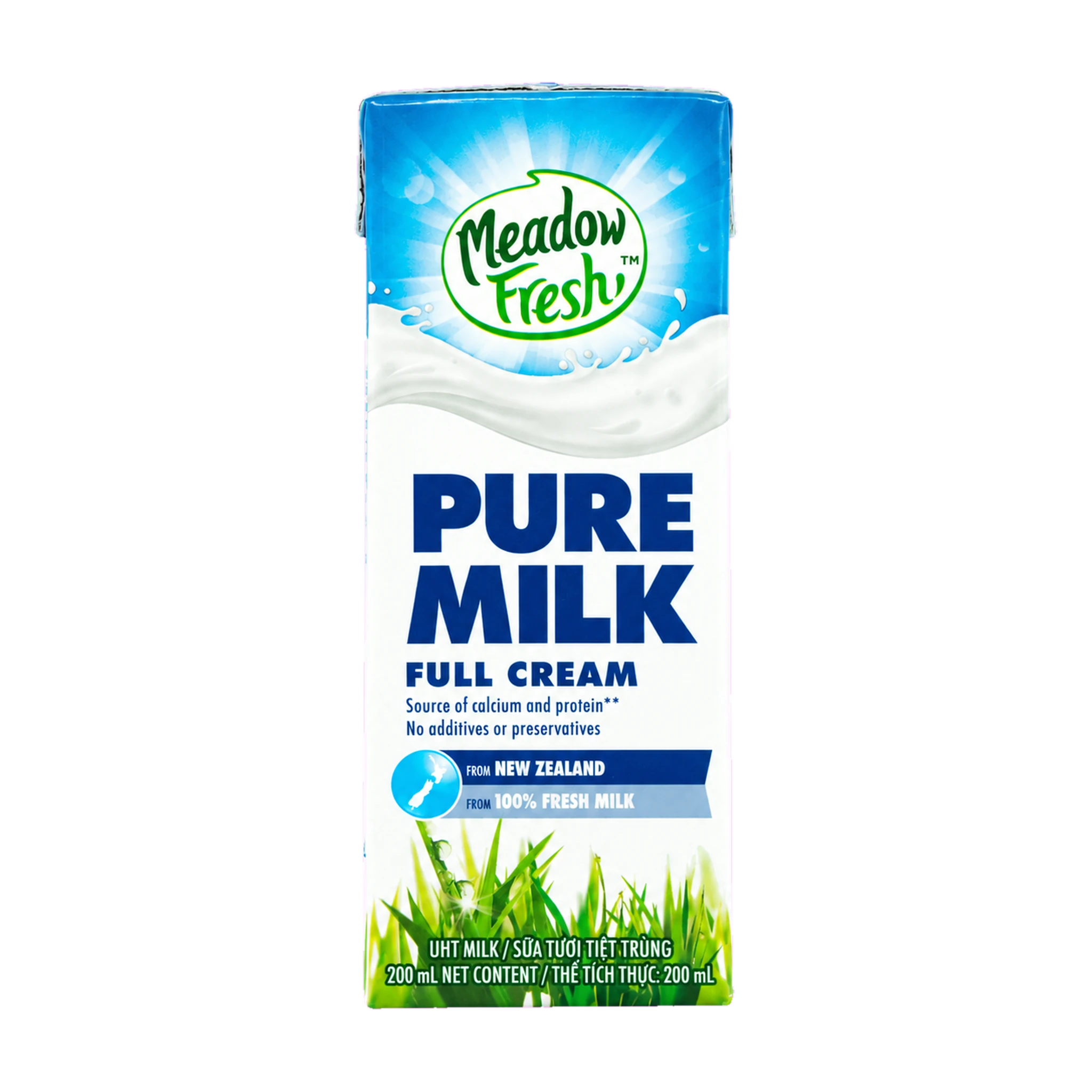Thùng 24 hộp sữa tươi Meadow Fresh nguyên kem 200ml