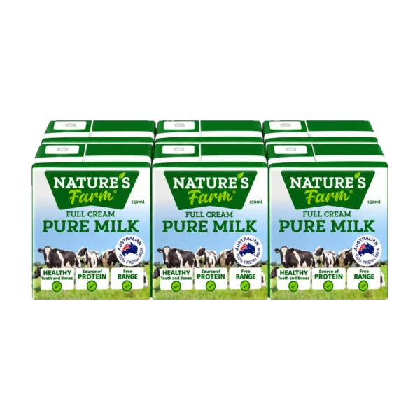 Thùng sữa tươi Nature's Farm nguyên kem 150ml
