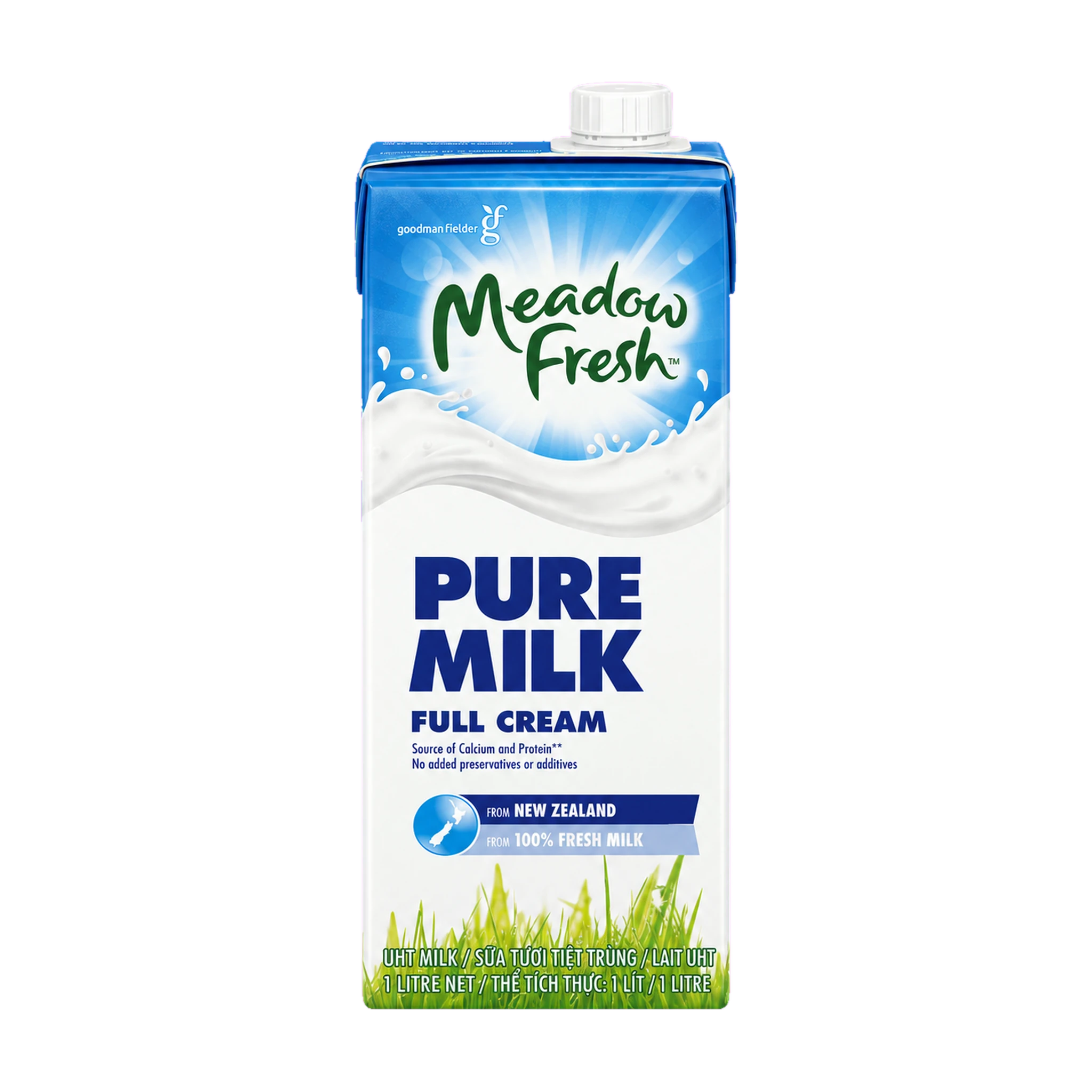 Thùng 12 hộp sữa tươi Meadow Fresh nguyên kem 1L