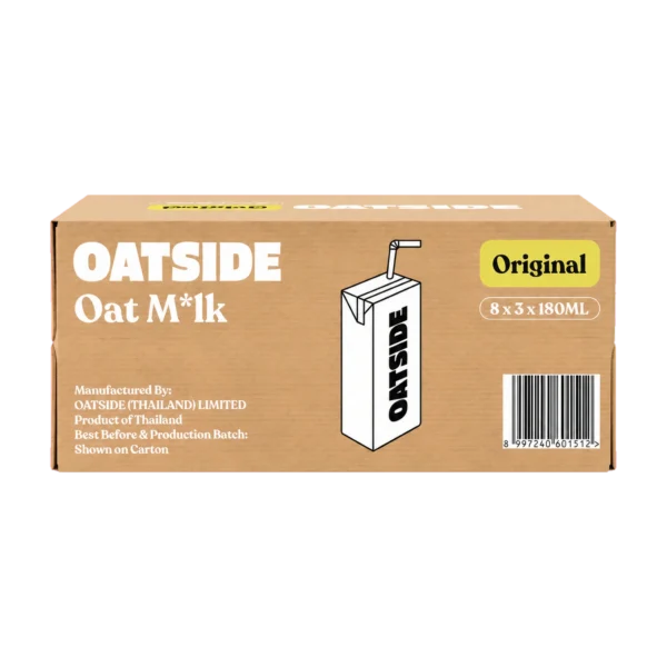 Thùng 24 hộp sữa yến mạch Oatside nguyên bản 200ml